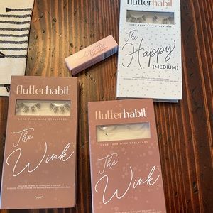 Flutter Habit lash bundle with new glue